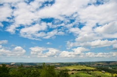 big sky in southern France