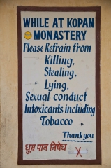 Kopan Monastery code of conduct