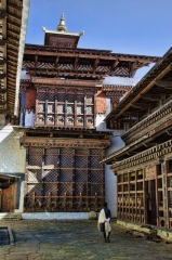 Lakey at the dzong