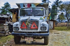 Phobjikha truck 2