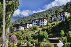 Trongsa above dzong