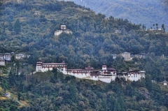 Trongsa dzong at dawn