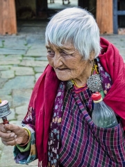 old woman at nunnery