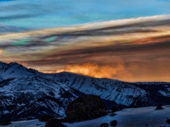 cloud off Electric Peak