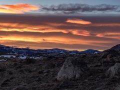 Rapidly changing colors and shapes