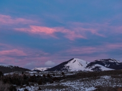 even in the east, opposite the sunset