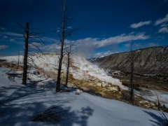 steam coming off the cascade