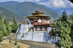 Punakha dzong detail