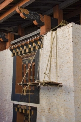 Punakha dzong scaffold