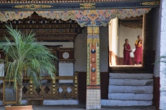 in the Punakha dzong