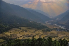 overview of upper Panakha valley
