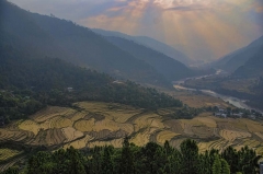 overview of upper Panakha valley